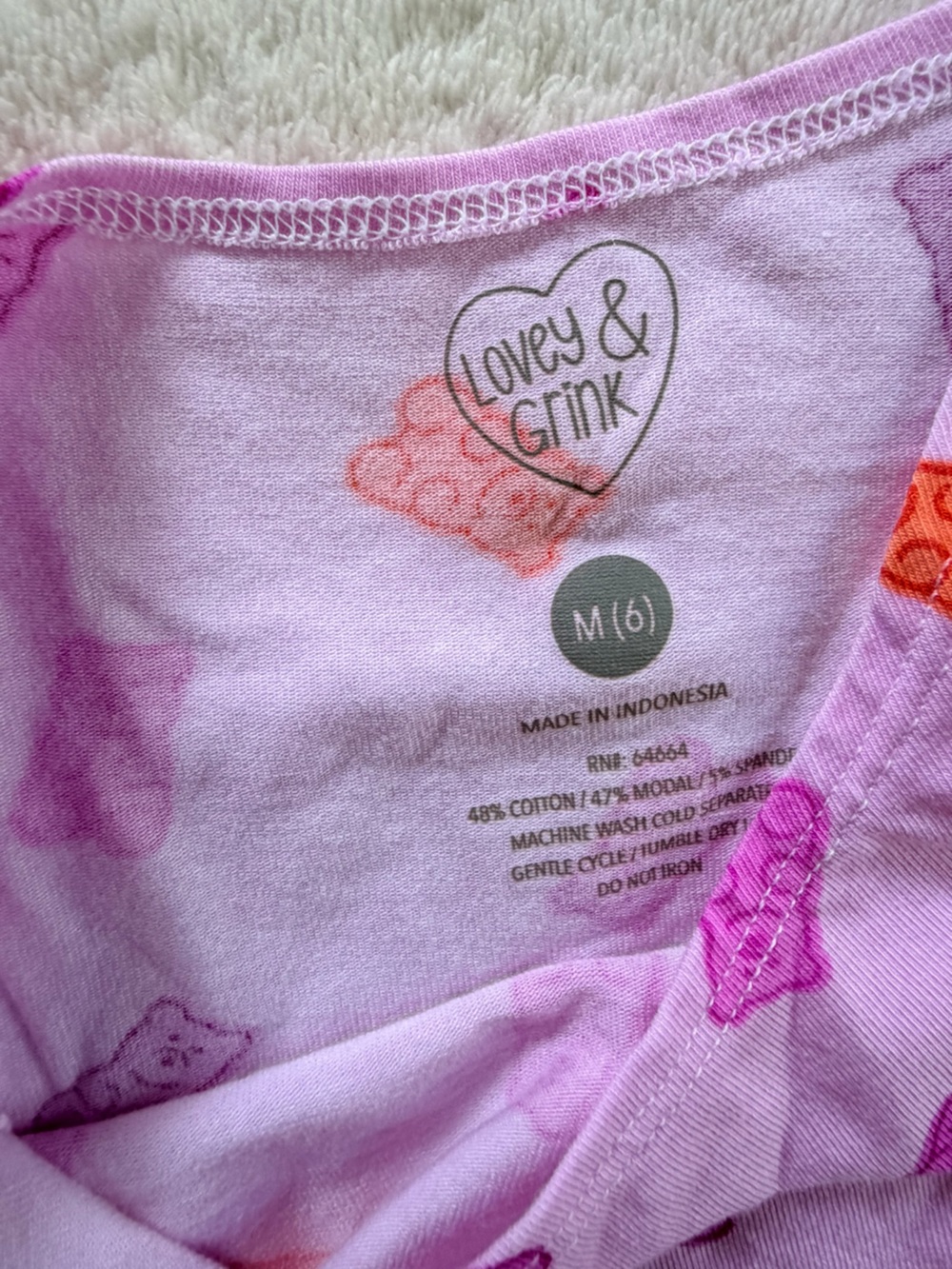 Lovey & Grink Girls Pajama Dress Bundle - Size 6 - Set of 3 - Picture 3 of 7